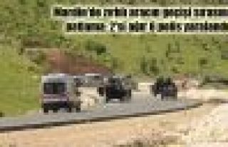 Mardin'de zırhlı aracın geçişi sırasında patlama:...