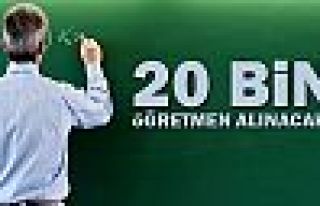 MEB 20 bin sözleşmeli öğretmen alacak
