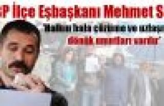 Sert: 'Halkın hala çözüme ve uzlaşmaya dönük...