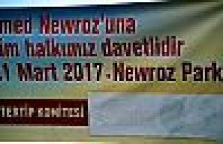 Newroz çağrılarında logolar kapatıldı
