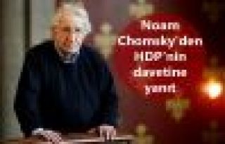 Noam Chomsky'den HDP'nin davetine yanıt