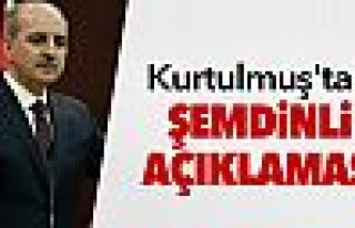 Numan Kurtulmuş'tan Şemdinli açıklaması