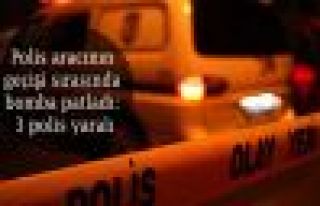 Nusaybin'de patlama: 3 polis yaralandı