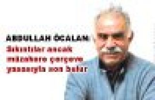 Öcalan: 'Çözüm 'Müzakere Çerçeve Yasası'nda'