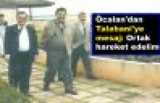 Öcalan'dan Talabani'ye mesaj: Ortak hareket edelim