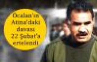 Öcalan'ın Atina'daki davası 22 Şubat'a ertelendi
