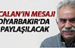 Öcalan'ın mesajı Diyarbakır'da paylaşılacak