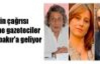 ÖGC'nin çağrısı üzerine gazeteciler Diyarbakır'a...