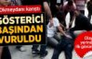 Okmeydanı'nda polis bir kişiyi başından vurdu