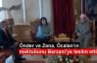 Önder ve Zana, Öcalan'ın mektubunu Barzani'ye teslim...