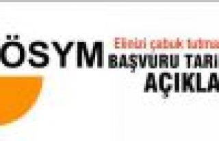 ÖSYM, sınav başvuru tarihlerini açıkladı