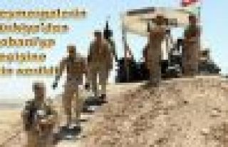 Peşmergelerin Türkiye'den Kobani'ye geçişine izin...