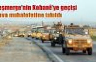 Peşmerge'nin Kobani'ye geçişi hava muhalefetine...