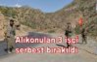 PKK tarafından alıkonulan 3 işçi serbest bırakıldı!