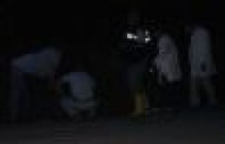 Polis aracının geçişi sırasında patlama