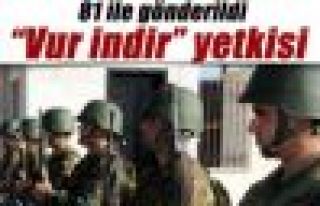 Polis ve askere ‘Vur indir‘ yetkisi