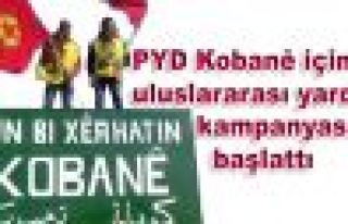 PYD Kobanê için uluslararası yardım kampanyası...