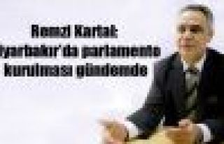 Remzi Kartal: Diyarbakır'da parlamento kurulması...