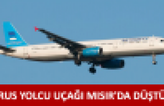 Rusya yolcu uçağı Mısır'da düştü