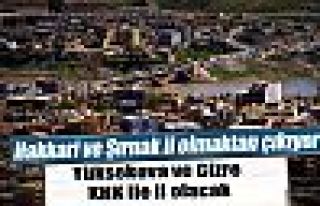 Sabah: Yüksekova ve Cizre KHK ile il olacak