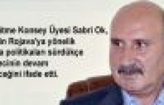 Sabri Ok: Sürecin devamı Rojava'ya bağlı