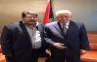Salih Muslim Filistin lideriyle görüştü