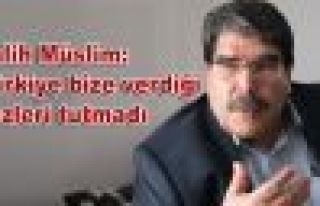Salih Müslim: Türkiye bize verdiği sözleri tutmadı