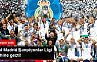 Şampiyonlar Ligi şampiyonu Real Madrid!