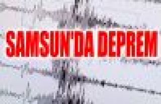 Samsun'da deprem