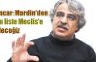 Sancar: Mardin'den tam liste Meclis'e gideceğiz