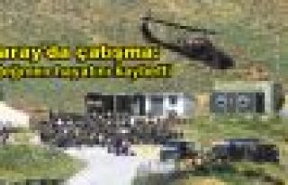 Saray'da çatışma: 1 teğmen hayatını kaybetti