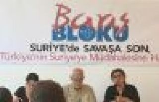 Savaşa karşı 'Barış Bloku' kuruldu