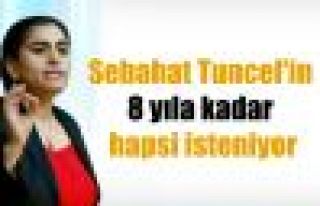 Sebahat Tuncel'in 8 yıla kadar hapsi isteniyor