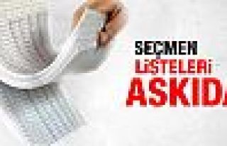 Seçmen listeleri askıya çıktı