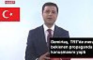 Selahattin Demirtaş TRT'de propaganda konuşması...