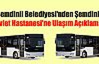 Şemdinli Belediyesi'nden Şemdinli Devlet Hastanesi'ne...