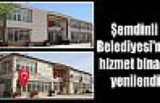 Şemdinli Belediyesi'nin hizmet binası yenilendi