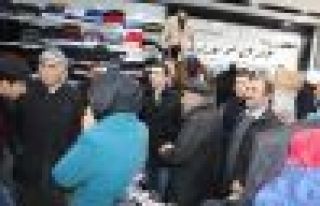 Belediye Başkan Adayı Seferi Yılmaz Esnaf Ziyaretinde