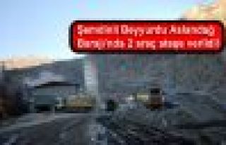 Şemdinli Beyyurdu Aslandağ Barajı'nda 2 araç ateşe...