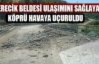 Şemdinli - Derecik Beldesi ulaşımını sağlayan...