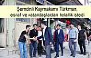 Şemdinli Kaymakamı Türkman esnaf ve vatandaşlardan...