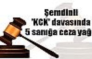 Şemdinli 'KCK' davasında 5 sanığa ceza yağdı