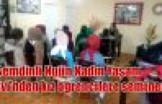 Şemdinli Nujin Kadın Yaşam Evi'nden kız öğrencilere...