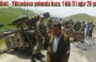 Şemdinli - Yüksekova yolunda kaza: 1 ölü 5'i ağır...