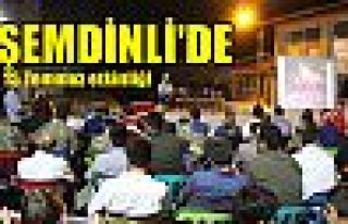 Şemdinli'de 15 Temmuz etkinliği