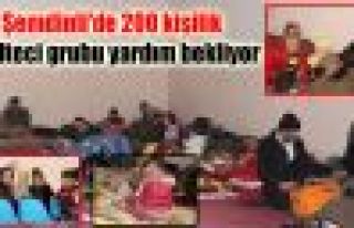 Şemdinli'de 200 kişilik mülteci grubu yardım bekliyor