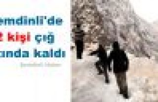 Şemdinli'de 2 kişi çığ altında kaldı