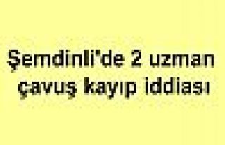 Şemdinli'de 2 uzman çavuş kayıp iddiası