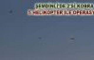 Şemdinli'de 2'si kobra 5 helikopter ile operasyon