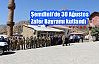 Şemdinli'de 30 Ağustos Zafer Bayramı kutlandı 